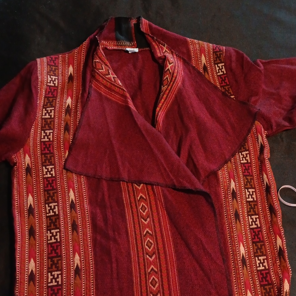 Siesta brand women's lightweight open cardigan